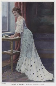 Mademoiselle Duluc，法国女演员（彩色照片） 作者 法国摄影师