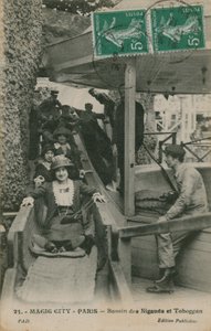 1913年7月19日发送的巴黎魔术城明信片 作者 法国摄影师