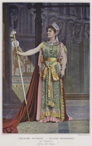 Marie Delna饰演Les Troyens的Dido（彩色照片） 作者 法国摄影师
