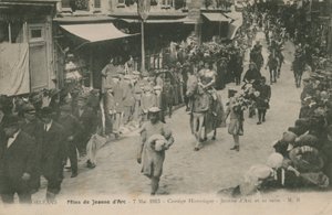 奥尔良，Fetes de Jeanne DArc，1913年5月7日。明信片于1913年寄出。 作者 法国摄影师