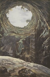 Padirac，Orifice和峡谷的内部，从下面看 作者 法国摄影师