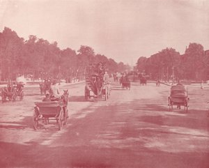Paris: Avenue Champs Elysees (b/w photo) 作者 法国摄影师