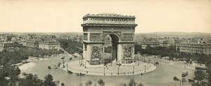 巴黎，LArc de Triomphe，无名战士墓和地方广场，凯旋门？ 作者 法国摄影师