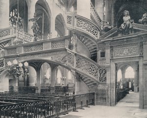 Paris: Section of the Choir in St Etienne-du-Mont (b/w photo) 作者 法国摄影师