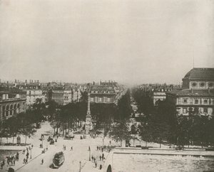 Paris: The Place du Chatelet (b/w photo) 作者 法国摄影师