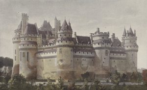 Pierrefonds，Chateau（查看从Villers-Cotterets的道路） 作者 法国摄影师