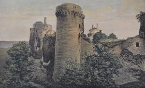 Pledeliag，Chateau de la Hunaudaye的废墟 作者 法国摄影师
