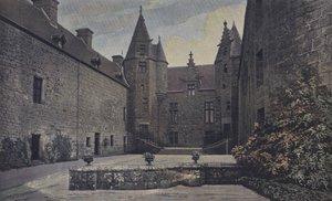Ploubezre，Chateau de Kergrist，一起在Cour d&39;Honneur 作者 法国摄影师