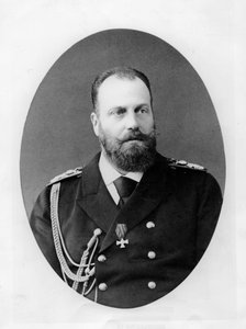 Alexis Alexandrovitch Romanov，俄罗斯大公的肖像