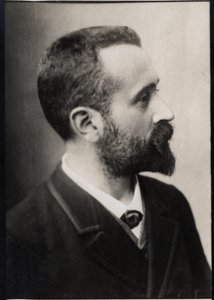 Alphonse Bertillon（1853-1914）的肖像，法国警察和生物识别研究员。 作者 法国摄影师