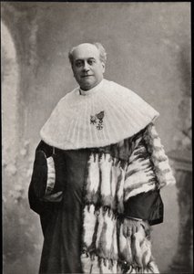 Charles Mazeau的肖像，（1825-1905），法国法官和政治家。 作者 法国摄影师