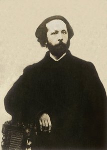 爱德华·拉洛（Edouard Lalo，1823-1892）的肖像，法国作曲家。 摄影，19 世纪后期，巴黎。 作者 法国摄影师