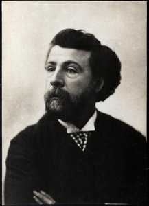 Edouard Pailleron（1834-1899）的肖像，法国诗人和剧作家。 作者 法国摄影师