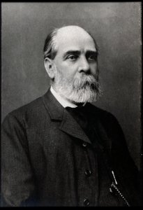 Hector Malot（1830-1907）的肖像，法国作家。 作者 法国摄影师