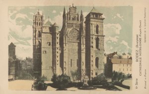 罗德兹，阿韦龙，Cathedrale Notre-Dame 作者 法国摄影师