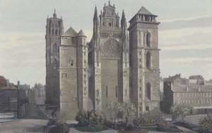 Rodez，Cathedrale，Facade O. 作者 法国摄影师