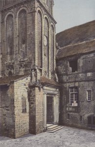 Sarlat，老大教堂钟楼和前Eveche 作者 法国摄影师