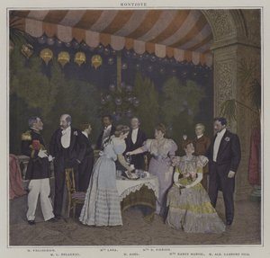 Scene from a production of Montjoye, by Octave Feuillet (colour photo) 作者 法国摄影师