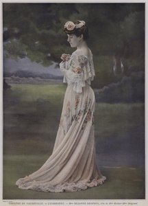 Suzanne Despres饰演LEsbroufe的Mademoiselle Richter（彩色照片）