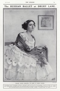 Tamara Karsavina，俄罗斯芭蕾舞女演员