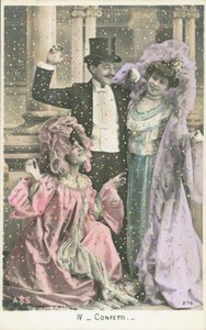 The Masked Ball (colour photo) 作者 法国摄影师