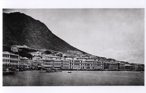 香港的Praya，来自J. Thompson的“中国及其居民的插图”，于1873年出版 作者 法国摄影师
