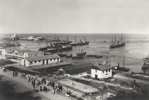 阿尔及尔海港，1886年4月20日 作者 法国摄影师