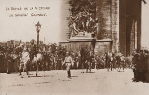 胜利大游行，Gouraud将军 作者 French Photographer