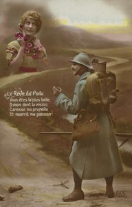士兵的梦想（有色照片） 作者 法国摄影师