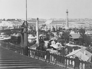 Chaillot山，从1867年世界博览会的Galerie Circulaire屋顶观看 作者 法国摄影师