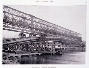 亚历山大三世到 1898 年 12 月 15 日的桥梁作品 - 在“费加罗画报”中 作者 法国摄影师
