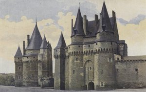 窗口，城堡，Cote de la place 作者 法国摄影师