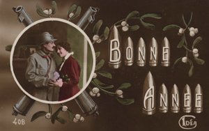 WW1法国新年卡 作者 法国摄影师