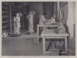法国 Sevres 瓷器厂烧制瓷器容器的车间（黑白照片） 作者 法国摄影师