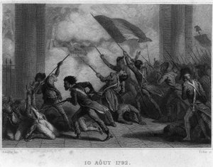 1792年8月10日（Chute de royauté）--载于梯也尔的《法国革命》。19世纪 作者 法语学校