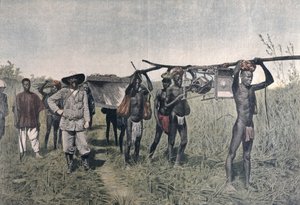 1899年Le Petit期刊上的1879年Marchand使命的车队 作者 法语学校