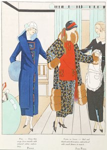 来自艺术之都的几件漂亮新装，Premet 和 Jean Patou 的服装，1923 年 10 月（平版） 作者 法语学校