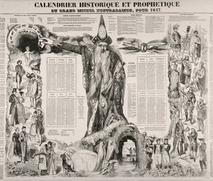 米歇尔·诺查拉德（诺查丹玛斯）（1503-66）1847年的历史和预言日历 作者 法语学校