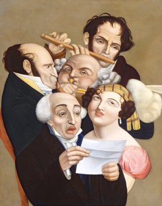 音乐组，1830年 作者 法语学校