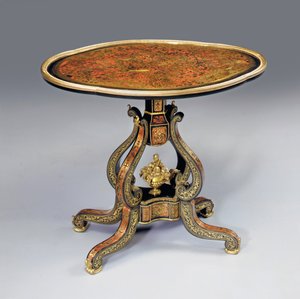 拿破仑三世“ Boulle”偶然餐桌，十九世纪中叶 作者 法语学校