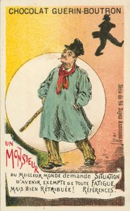 A gentleman seeking well paid easy employment (litho) 作者 法语学校