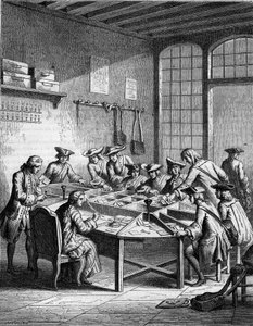 路易十五时期（1715年至1774年）法国的一个邮局。 作者 法语学校