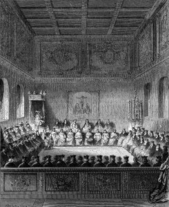 1613年，布列塔尼议会的一次会议。 作者 法语学校