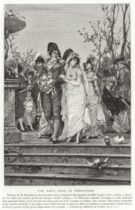 目录下的婚礼，法国大革命，1795-1799 作者 法语学校