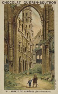 Jumieges修道院，Seine-Inferieure 作者 法语学校