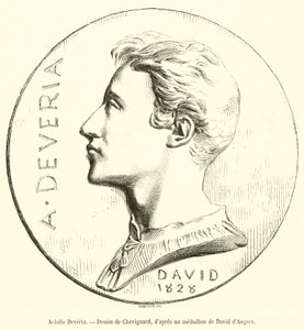 Achille Deveria（雕刻）。 作者 法语学校