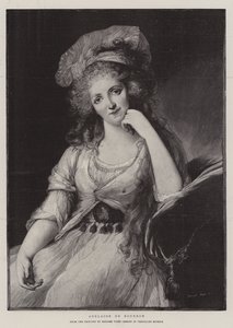 Adelaide de Bourbon (engraving) 作者 法语学校