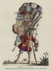 赞赏原力，1721年 作者 法语学校
