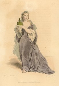 Adrienne Lecouvreur（彩色雕刻） 作者 法语学校