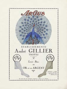 Etablissements Andre Gillier 的广告，1924 年出版（模板印刷品） 作者 法语学校